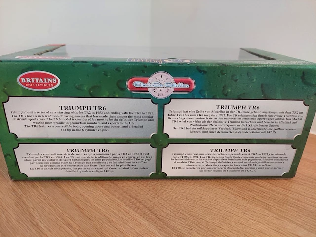 1 modelwagen britains collectibles triumph tr6 - afbeelding 5 van  5