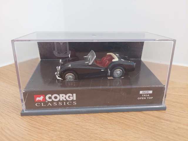 1 modelwagen corgi classics triumph tr3a open top - afbeelding 1 van  5