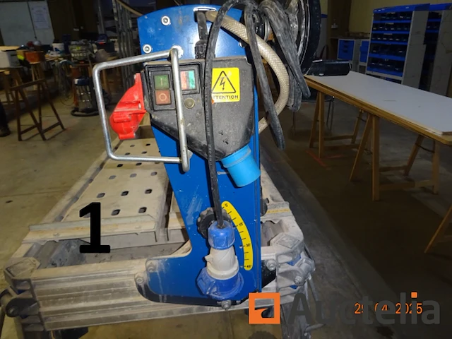 1 natzaag (cabat lasertegelsnijder), tafellengte 140/breedte 65, diam. 35cm - afbeelding 2 van  4