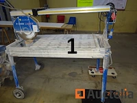 1 natzaag (cabat lasertegelsnijder), tafellengte 140/breedte 65, diam. 35cm - afbeelding 3 van  4