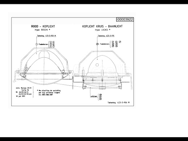 1 nmbs locomotief koplamp (wit) - afbeelding 8 van  19