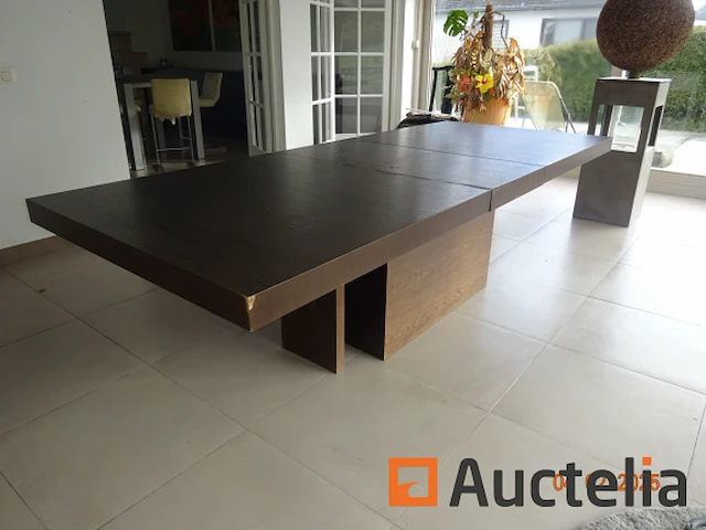 1 opvouwbare tafel. totale lengte uitgevouwen 2m60/1m05/76cm - afbeelding 3 van  4