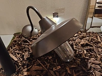 1 outdoor muurlamp luminello isabella met lampvoet e27 230v, inclusief led