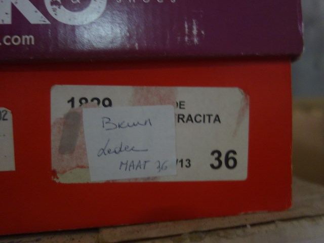 1 paar bruine lederen laarzen - maat 36 - afbeelding 2 van  2