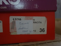 1 paar bruine lederen laarzen - maat 36 - afbeelding 2 van  2