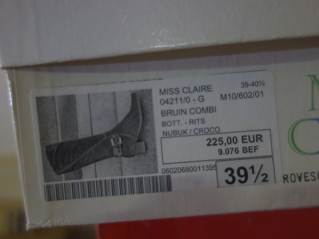1 paar laarzen bruin/daim - maat 39 - afbeelding 2 van  2