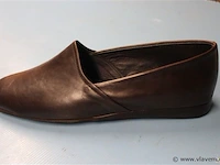 1 paar luxe buffeleder heren pantoffels maat 51 winkelwaarde meer dan 100€ - afbeelding 1 van  1