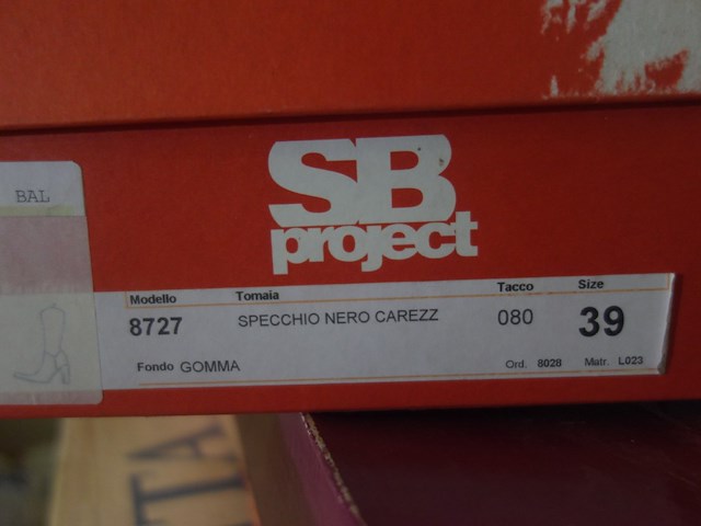 1 paar zwarte lederen laarzen - maat 40 - afbeelding 2 van  2