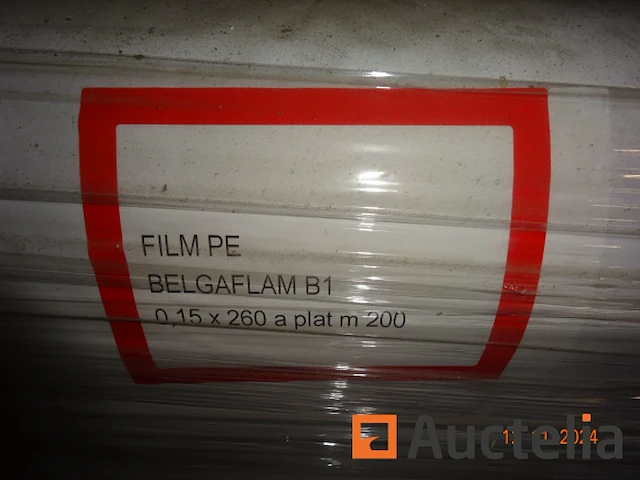 1 pallet belgaflam b10,15/260 vlakke pe folie m200 - afbeelding 2 van  4