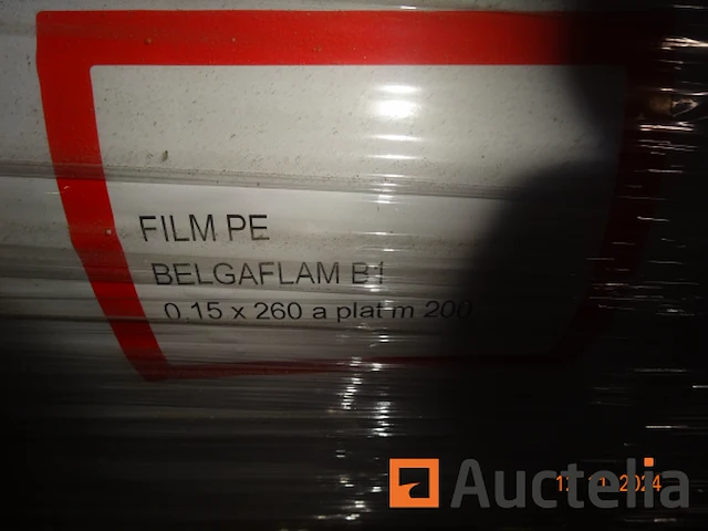 1 pallet belgaflam b10,15/260 vlakke pe folie m200 - afbeelding 4 van  4