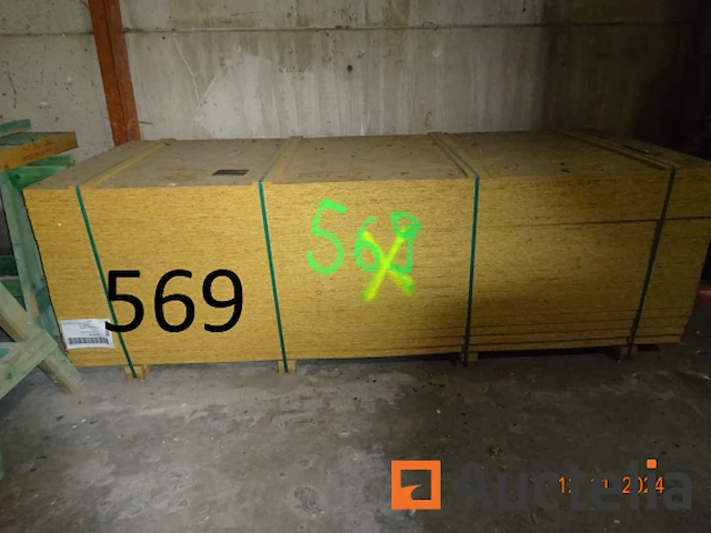 1 pallet van +/- 75 osb panelen 280/120/1.2 - afbeelding 4 van  5