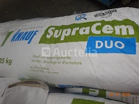 1 pallet van 38 zakken van 25 kg supra cem duo lijmmortel en wapening - knauf - afbeelding 5 van  5