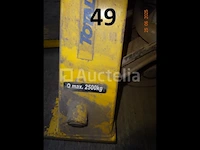 1 palletwagen in gele kleur 2t5 - afbeelding 4 van  5