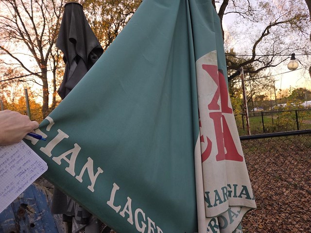 1 parasol getekend "cristal" - afbeelding 3 van  3