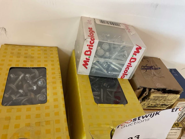 1 partij gevelschroeven; schroeven; nagels; wandhaken - afbeelding 5 van  10