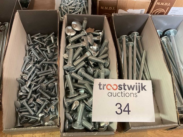 1 partij houtdraadbouten ; krammen - afbeelding 3 van  6