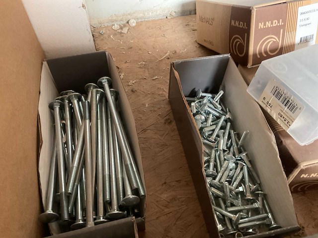 1 partij houtdraadbouten ; krammen - afbeelding 5 van  6