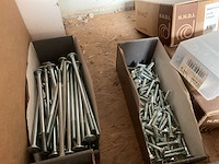 1 partij houtdraadbouten ; krammen - afbeelding 5 van  6