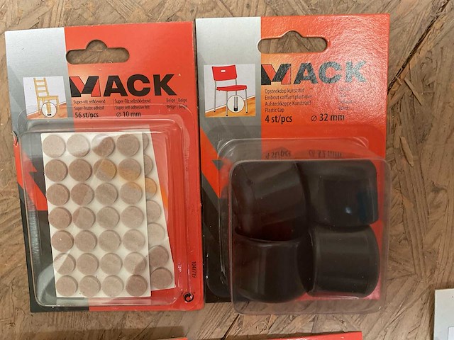 1 partij stoeldoppen; viltglijders - afbeelding 2 van  13