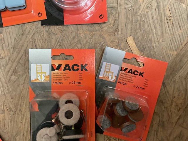 1 partij stoeldoppen; viltglijders - afbeelding 3 van  13