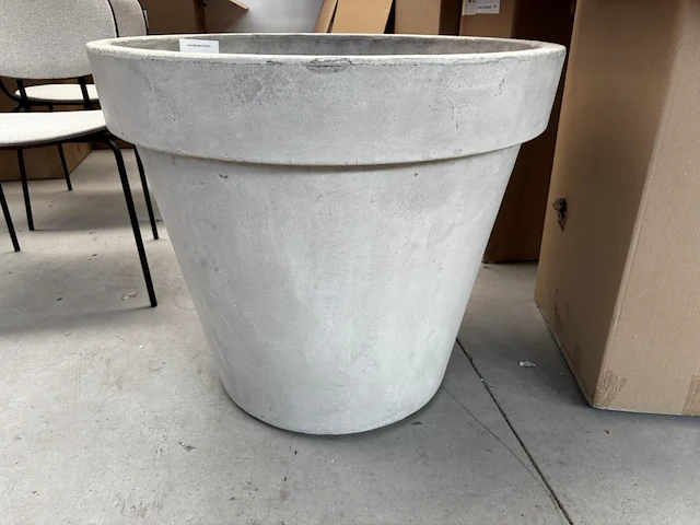 1 pcv bloempot mortexlook - dia 80cm - afbeelding 1 van  2