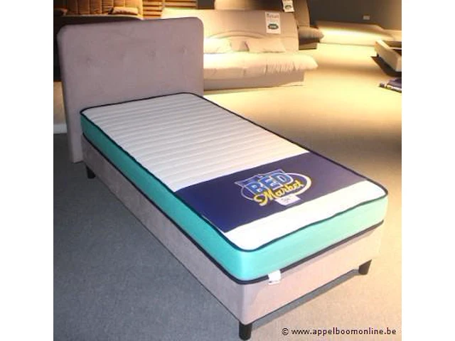 1 persoon bed/boxspring vv matras 90x200 - afbeelding 1 van  2