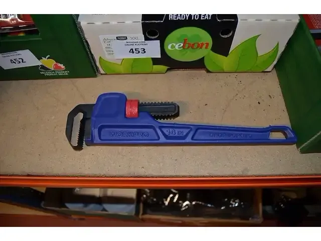1 pijptang 14inch workpro nieuw - afbeelding 1 van  2