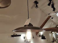 1 plafondlamp luminello evita suspension 31cm - messing - afbeelding 1 van  2
