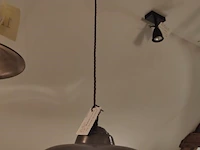 1 plafondlamp luminello evita suspension 31cm - messing - afbeelding 2 van  2
