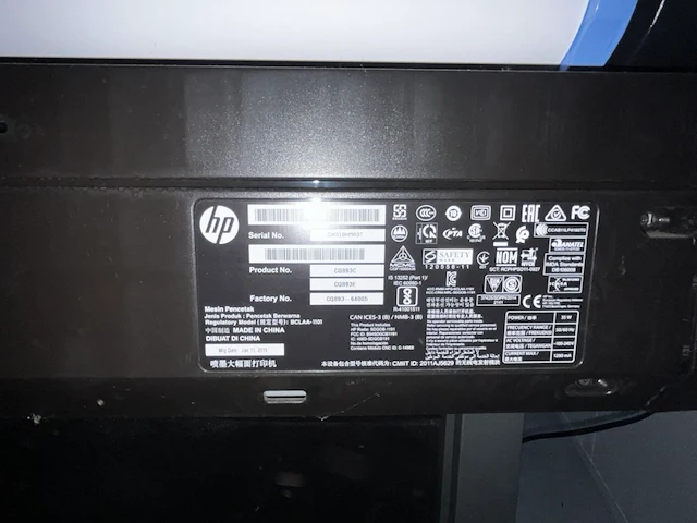 1 plotter hp designjet t520 - afbeelding 4 van  6
