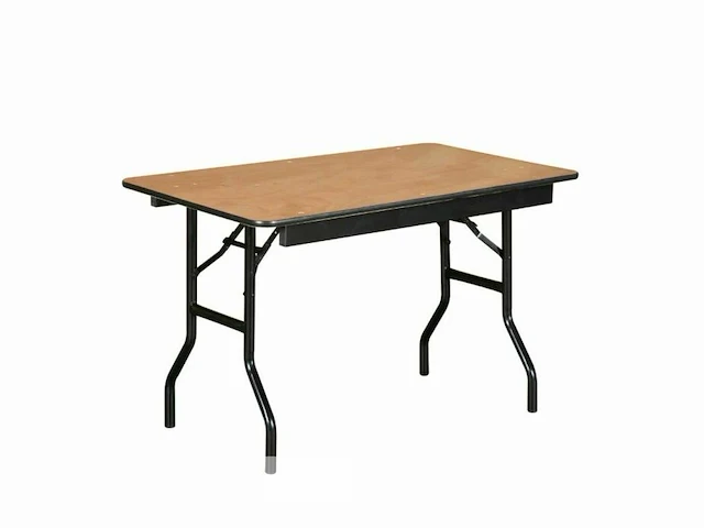 1 pro buffettafel 122 x 76 cm - met ecru stretch hoes - afbeelding 1 van  6