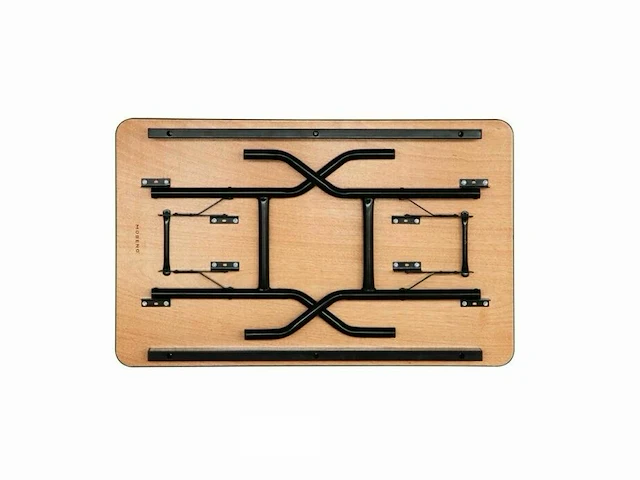 1 pro buffettafel 122 x 76 cm - met ecru stretch hoes - afbeelding 5 van  6