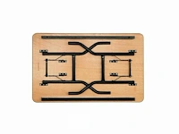 1 pro buffettafel 122 x 76 cm - met ecru stretch hoes - afbeelding 5 van  6