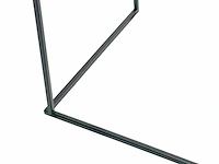 1 professionele bartafel vierkant - zwart/bruin - afbeelding 7 van  8