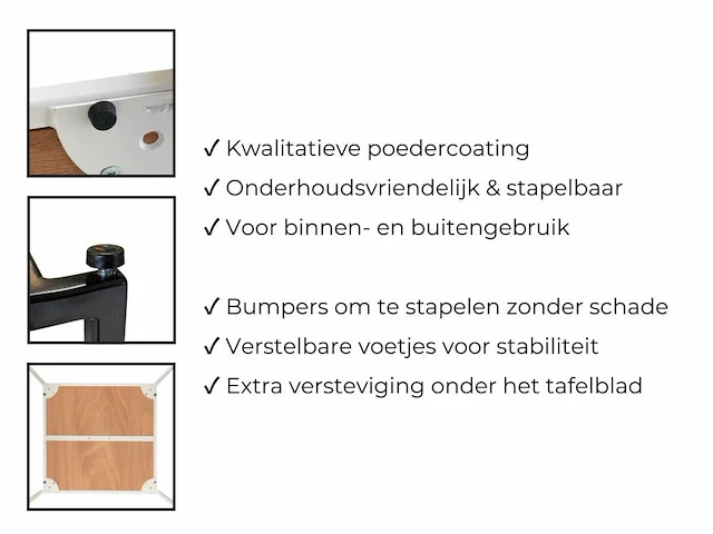 1 professionele bartafel vierkant - zwart/bruin - afbeelding 8 van  8