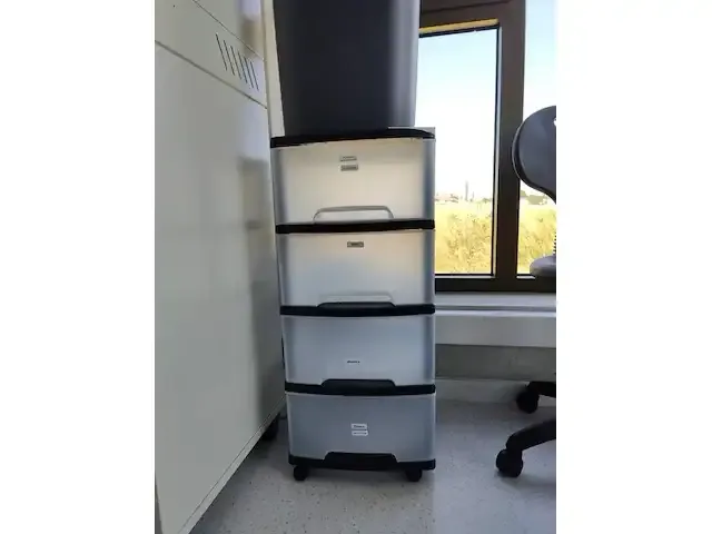 1 pvc sorteertoren + 3 pvc vuilnisbakken - afbeelding 4 van  4