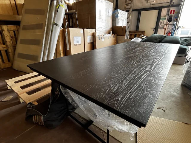 1 rechthoekige eettafel - afbeelding 2 van  8