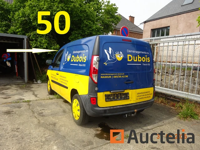 1 renault kangoo bestelwagen, 1e inschrijving 12/07/2017, chassis 419014, cil. 1461cc, 55 kw, diesel, immat1cch903, twee achterdeuren, rechter zijdeur, trekhaak, 5 versnellingen, 2 kentekenkleppen (huis en voertuig), 1 certificaat van overeenstemming, 1 identificatierapport, 1 technisch keuringscertificaat, - afbeelding 1 van  32