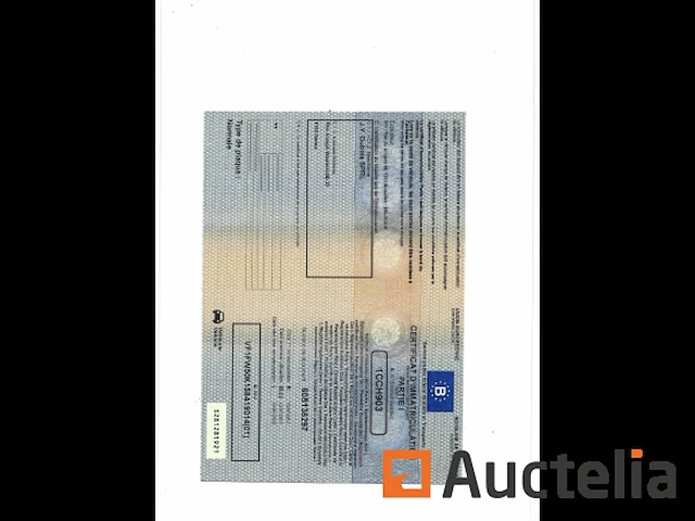 1 renault kangoo bestelwagen, 1e inschrijving 12/07/2017, chassis 419014, cil. 1461cc, 55 kw, diesel, immat1cch903, twee achterdeuren, rechter zijdeur, trekhaak, 5 versnellingen, 2 kentekenkleppen (huis en voertuig), 1 certificaat van overeenstemming, 1 identificatierapport, 1 technisch keuringscertificaat, - afbeelding 19 van  32