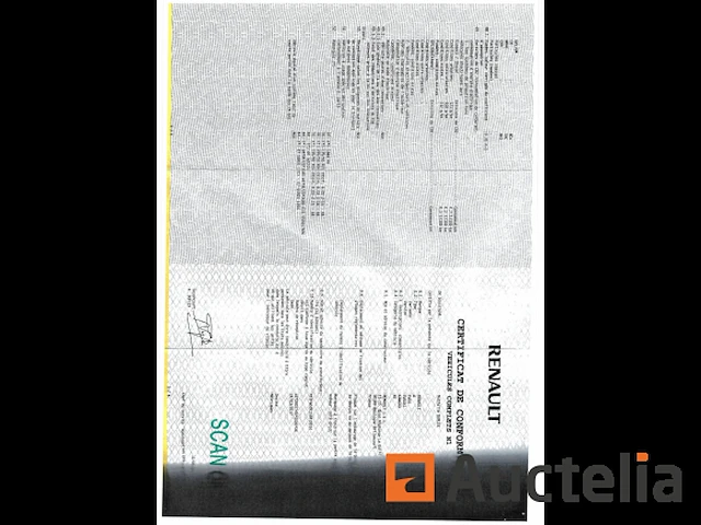 1 renault kangoo bestelwagen, 1e inschrijving 12/07/2017, chassis 419014, cil. 1461cc, 55 kw, diesel, immat1cch903, twee achterdeuren, rechter zijdeur, trekhaak, 5 versnellingen, 2 kentekenkleppen (huis en voertuig), 1 certificaat van overeenstemming, 1 identificatierapport, 1 technisch keuringscertificaat, - afbeelding 21 van  32