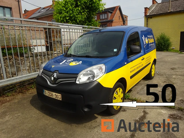1 renault kangoo bestelwagen, 1e inschrijving 12/07/2017, chassis 419014, cil. 1461cc, 55 kw, diesel, immat1cch903, twee achterdeuren, rechter zijdeur, trekhaak, 5 versnellingen, 2 kentekenkleppen (huis en voertuig), 1 certificaat van overeenstemming, 1 identificatierapport, 1 technisch keuringscertificaat, - afbeelding 12 van  32