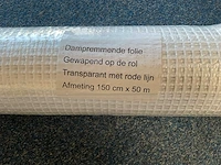 1 rol damp remmende gewapende folie 75 m2 - afbeelding 2 van  3