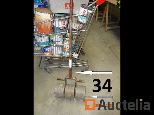1 rol in drie vakken voor marouflagevinyl - afbeelding 1 van  2