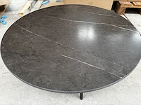 1 ronde bijzettafel - grigio + onderstel - h38cm - afbeelding 3 van  5
