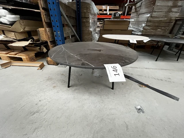 1 ronde bijzettafel - afbeelding 1 van  3