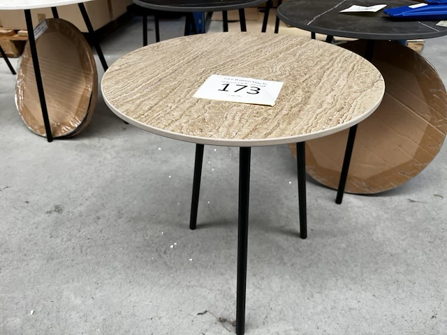1 ronde bijzettafel - afbeelding 1 van  2