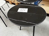 1 ronde bijzettafel - afbeelding 1 van  2