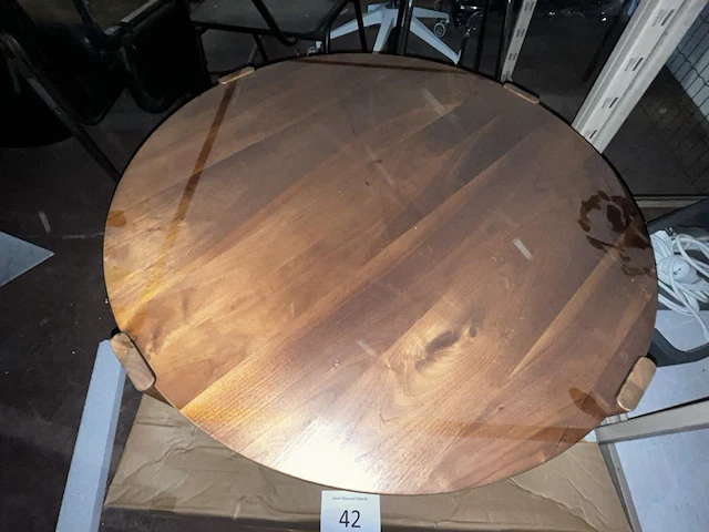 1 ronde bijzettafel - afbeelding 2 van  2