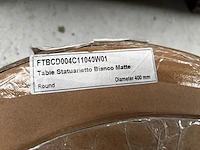 1 ronde koffietafel - bianco + onderstel - afbeelding 5 van  5
