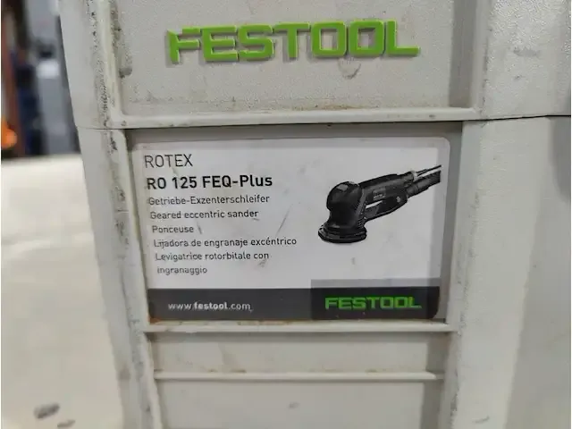 1 roterende excentrische schuurmachine festool ro 125 feq - afbeelding 5 van  5